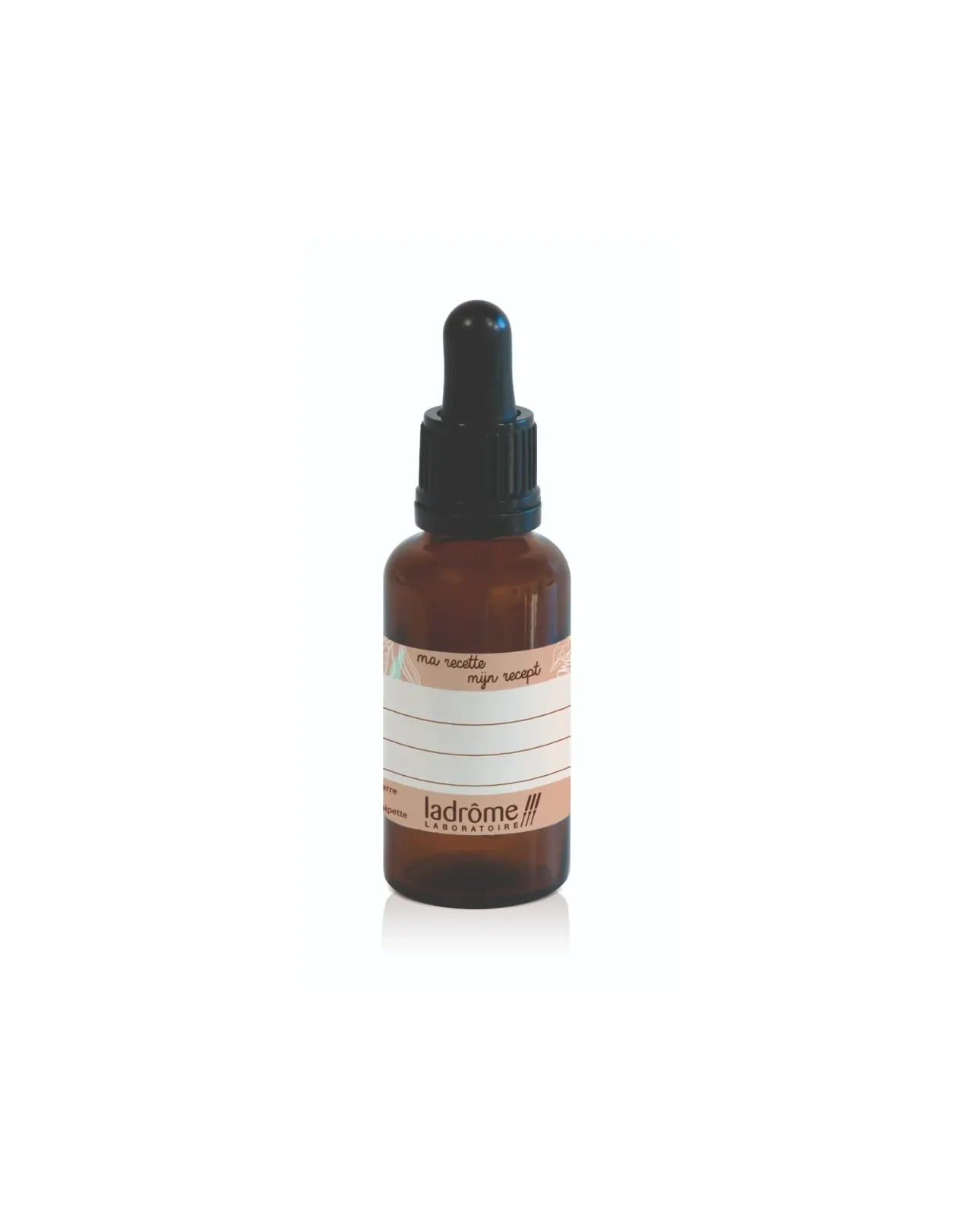 [004751] Ladrôme DIY Leeg Bruin Flesje In Glas - Met Pipet (30 ml)