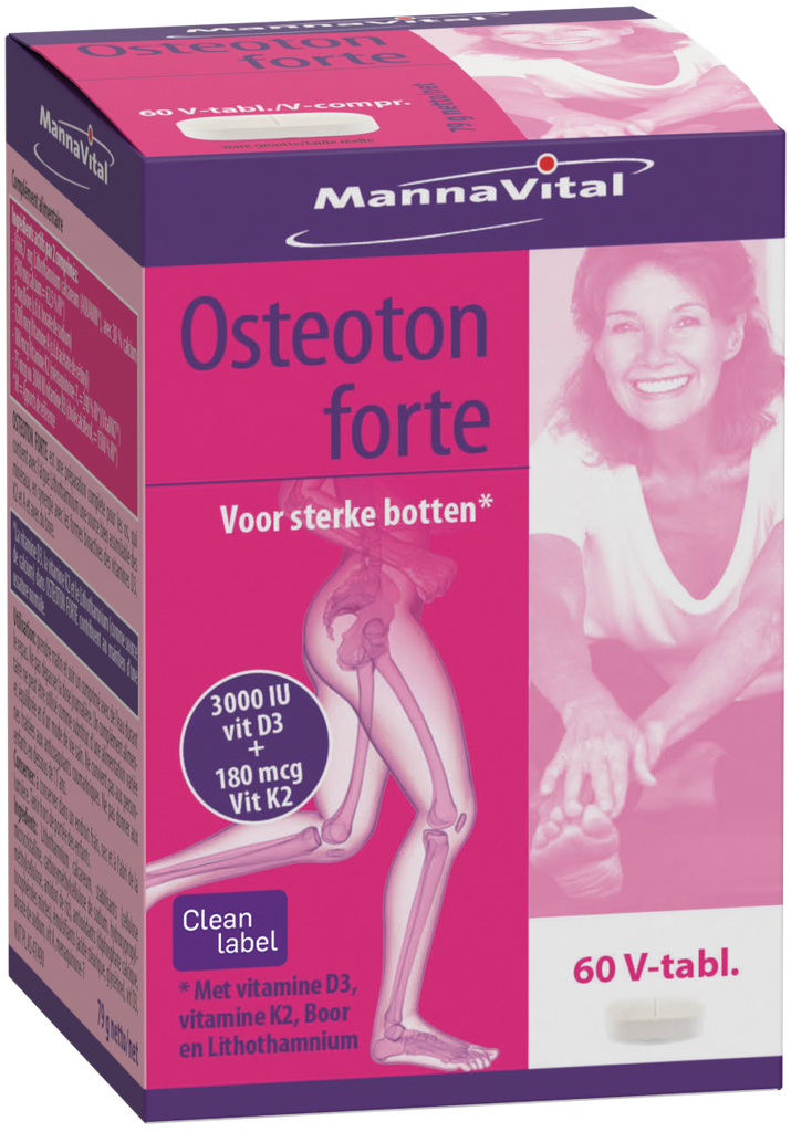 [001296] Mannavital Osteoton Forte (60 Capsules)