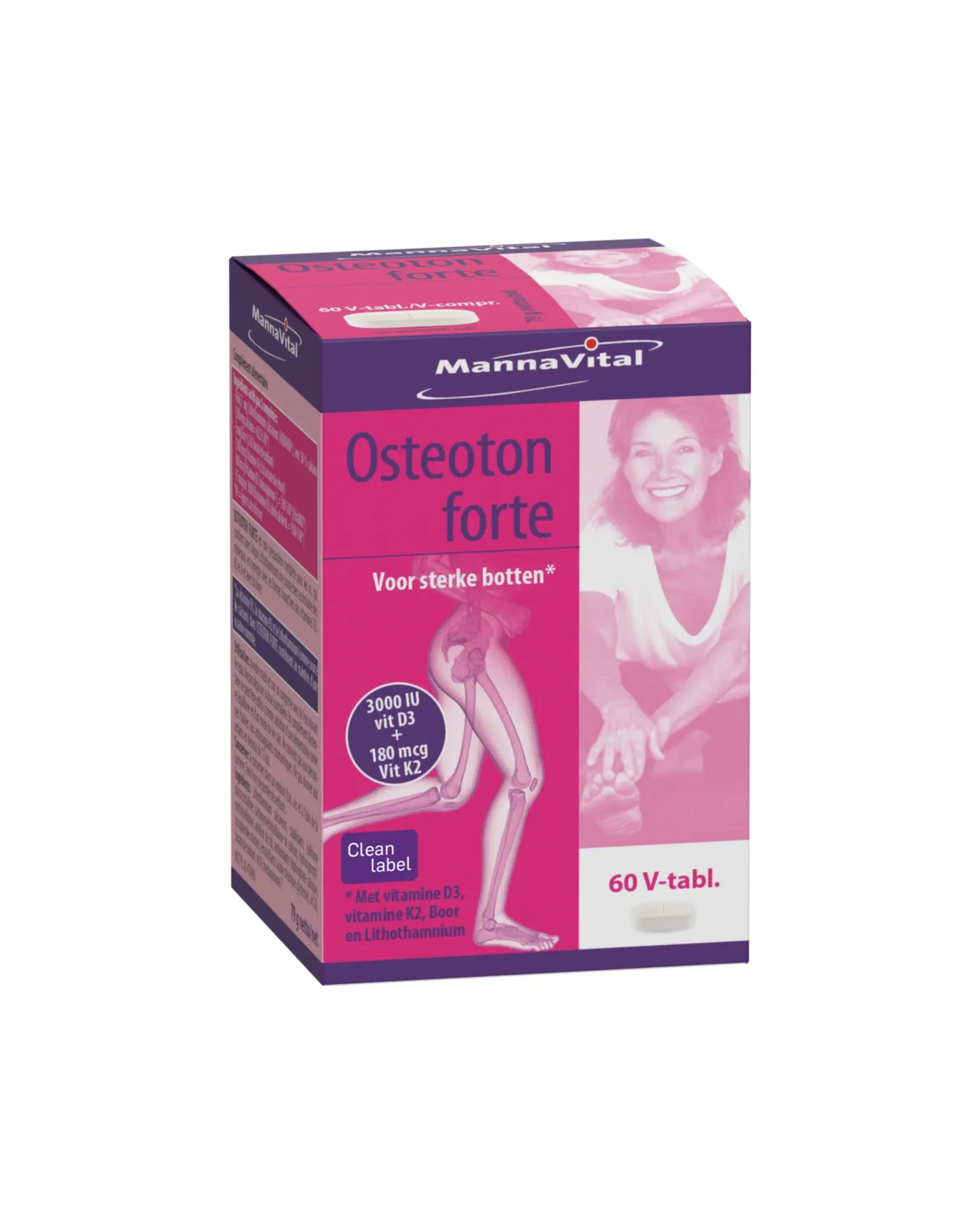 [001296] Mannavital Osteoton Forte (60 Capsules)