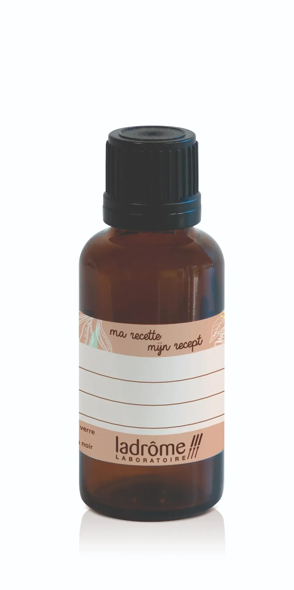 Ladrôme DIY Leeg Bruin Flesje In Glas - Met Schroefdop (30 ml)