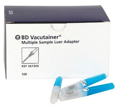 [000510] BD Vacutainer VMS luer adapter blauw