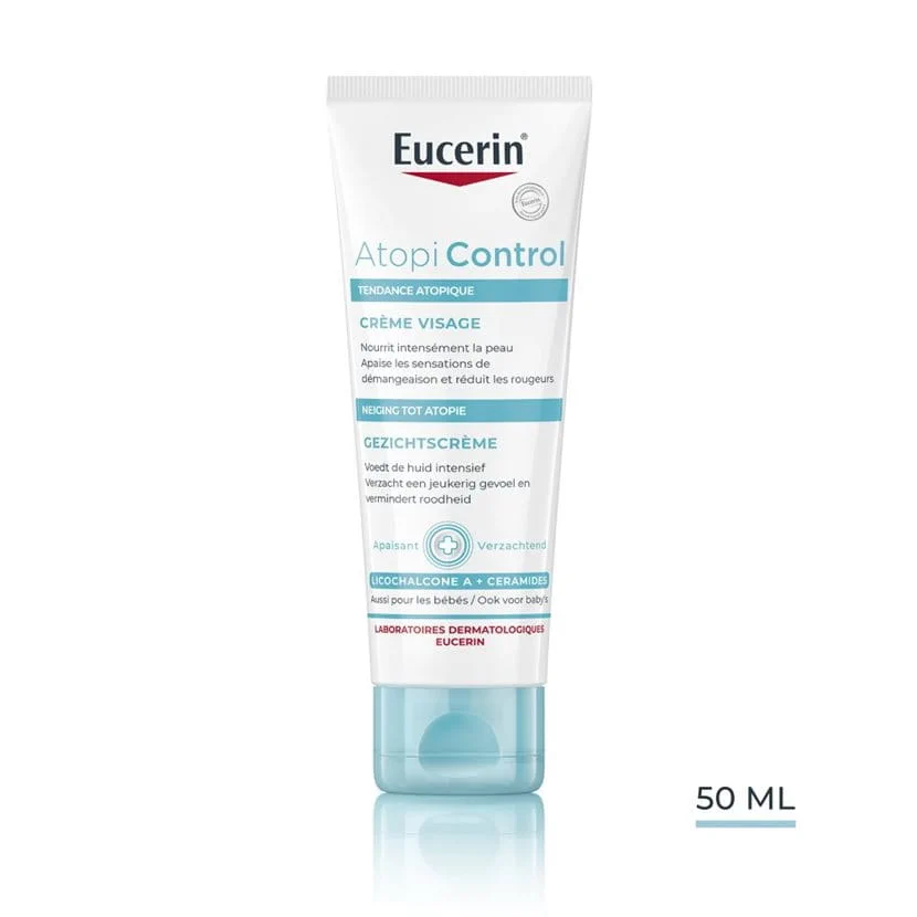 Eucerin Atopi Control Kalmerende Gezichtscrème 12% Omega (50 ml)