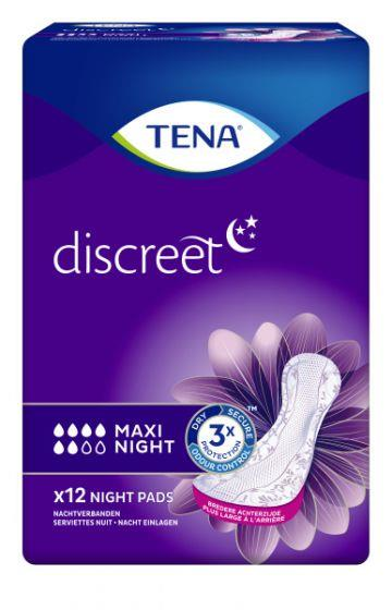 [760263-MAXIN12] Tena Discreet Maxi Night (12st)