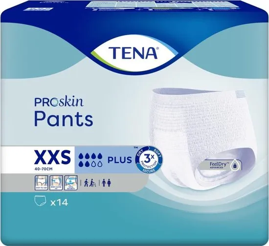 Tena Proskin Pants Plus Extra Extra Small (14 stuks)