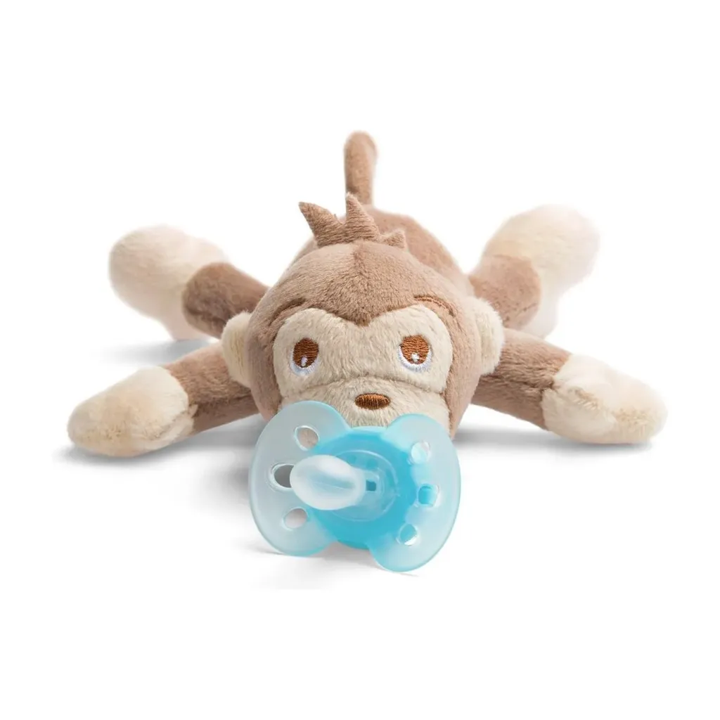 [3912] Avent Snuggle Knuffeldiertje Met Fopspeen Aap