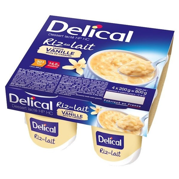 [000039] Delical Dessert Rijstpap Vanille (4x200g)