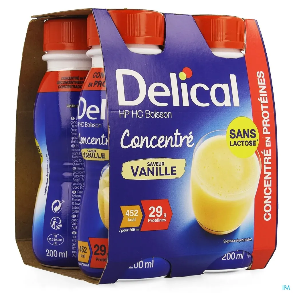[000042] Delical Zuiveldrank Geconcentreerd (200ml) (4st)