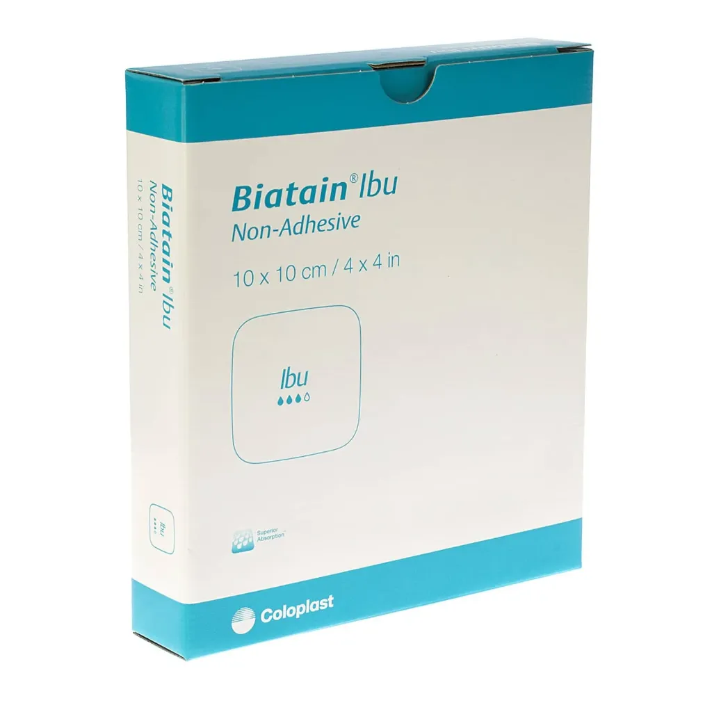 Coloplast Biatain IBU Niet-klevend 10cm x 10cm