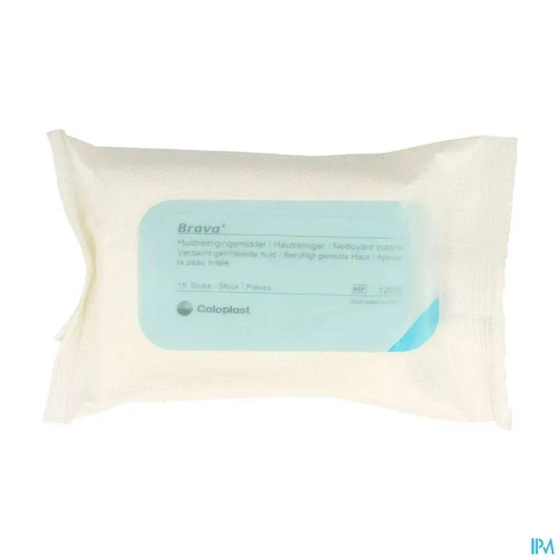 [3418-639] Brava Skin cleanser- huidreinigingsdoekjes (15st)