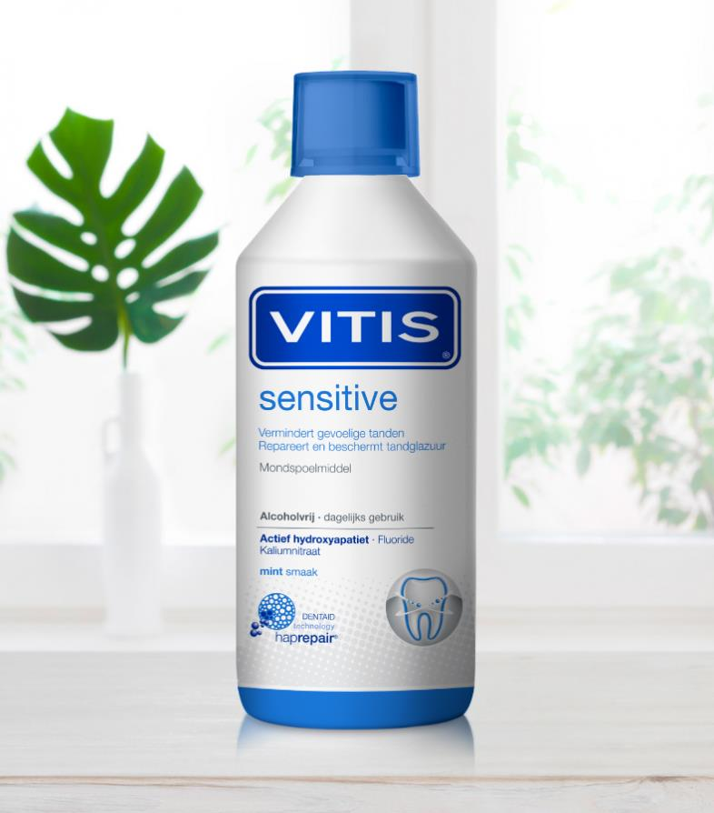 [341212] Vitis Sensitive Mondspoeling - 500 ml