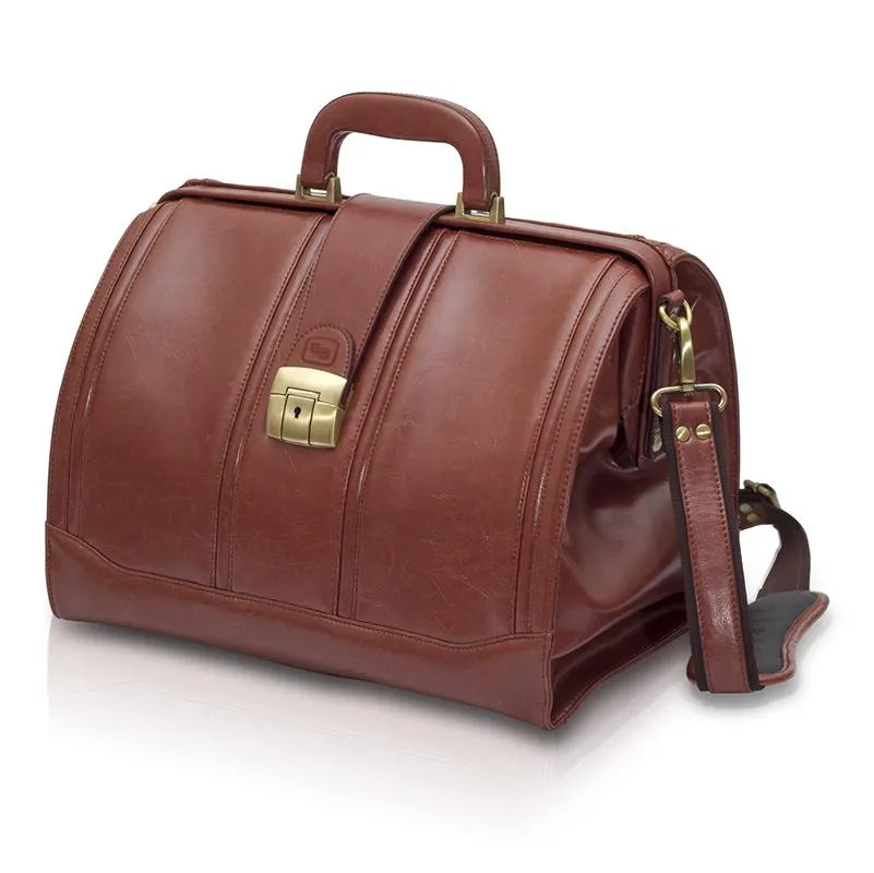 [005265] Verpleegtas Elite Bags DOC'S- Leder Bruin