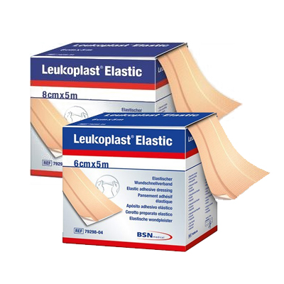 [000461] Leukoplast Elastic (Bruin) 5m