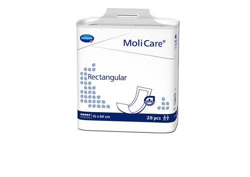 [003398] Molicare Rectangular 15x60cm (28st) 5dr. *enkel op bestelling per karton*