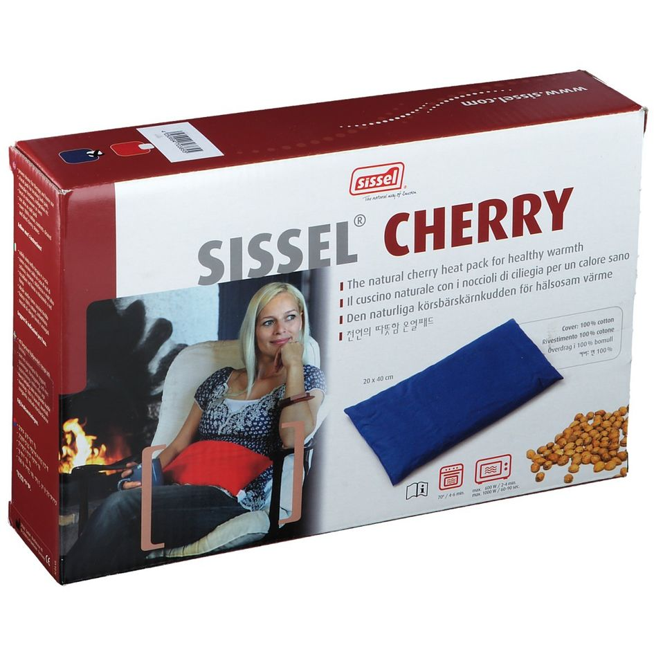 [000883] Sissel Cherry Kersenpitkussen 20cm x 40cm (Blauw)