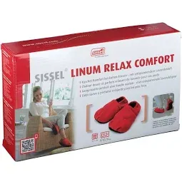 [004814] Sissel Linum Relax Warmtepantoffels (rood)