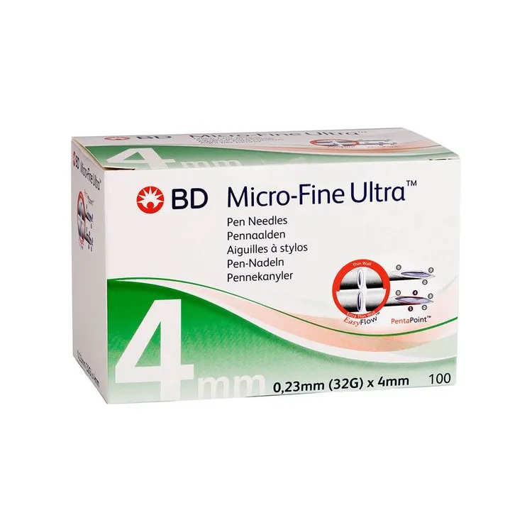 BD Insulinepennnaalden 4 mm (100 stuks)