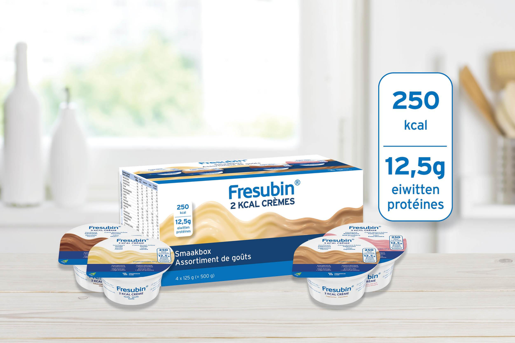 [4744-124] Fresubin Smaakbox Fresubin 2 Kcal Crèmes (4 x 125 gr)