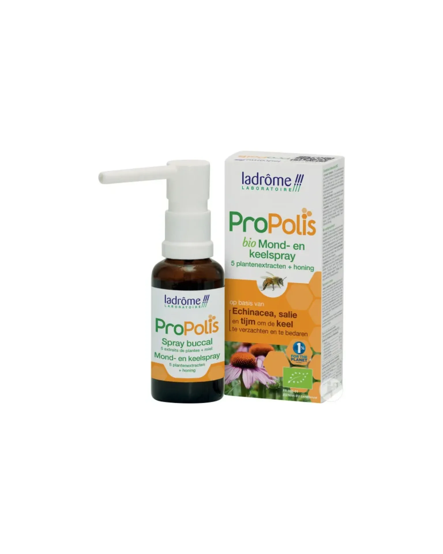[001255] Ladrôme Propolis Mond- En Keelspray 30ml