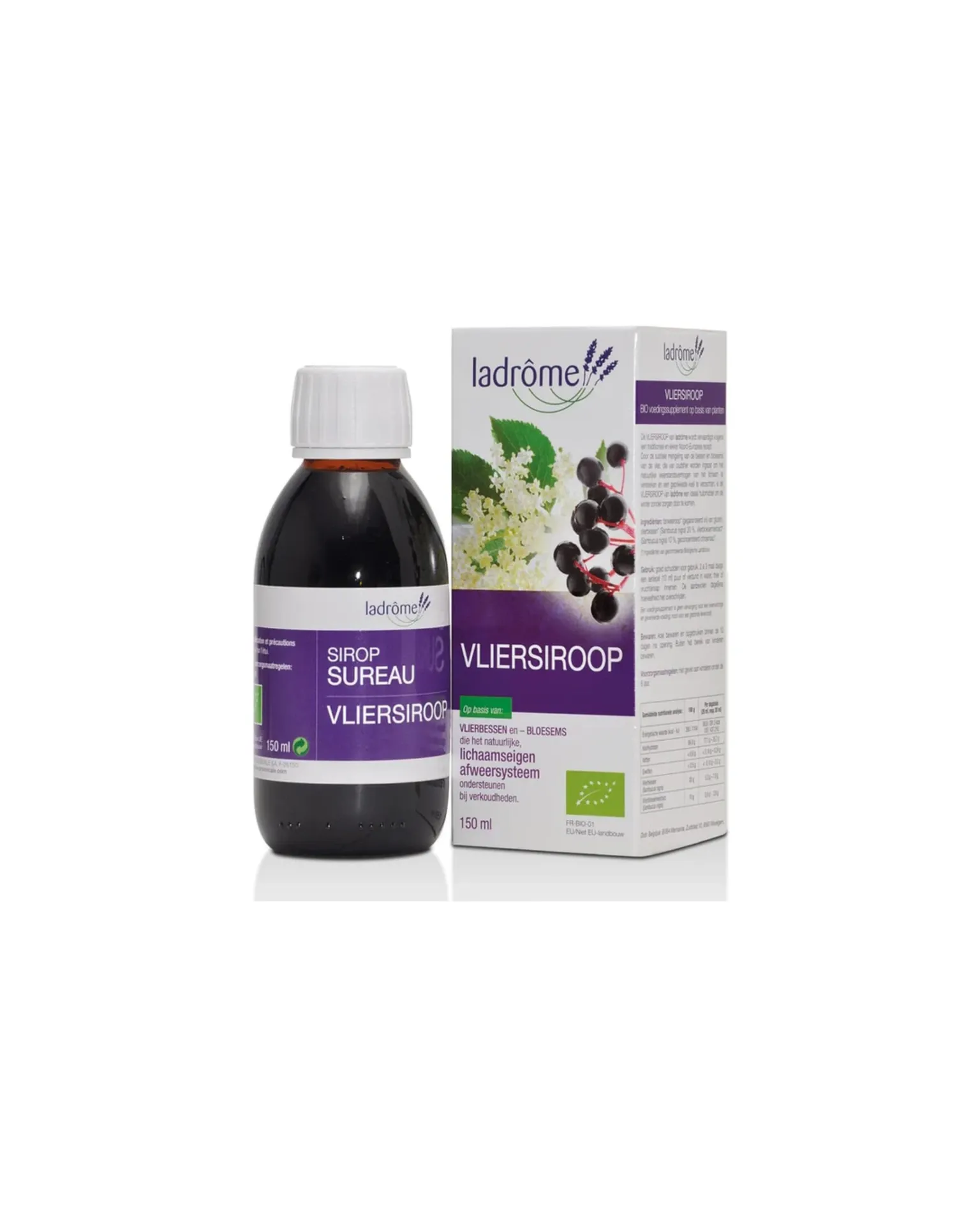 [001263] Ladrôme Vliersiroop 150ml