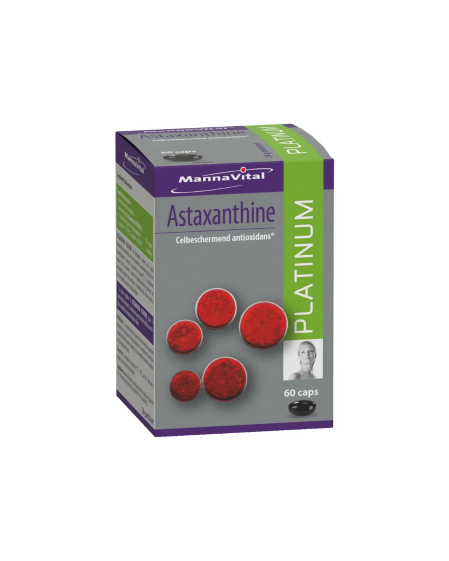 Mannavital Astaxanthine (60 Capsules)