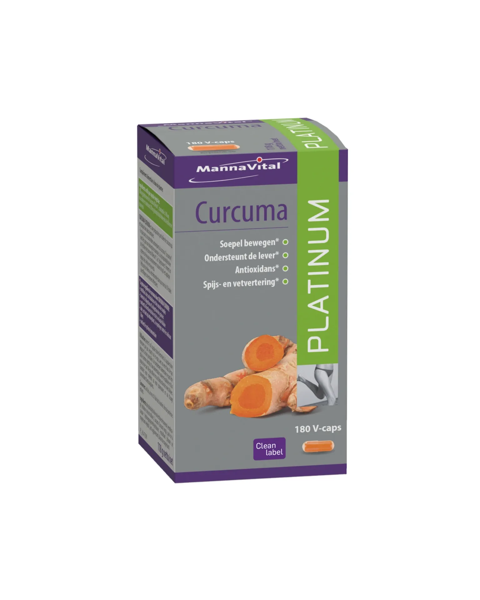 [001277] Mannavital Curcuma (180 Capsules)