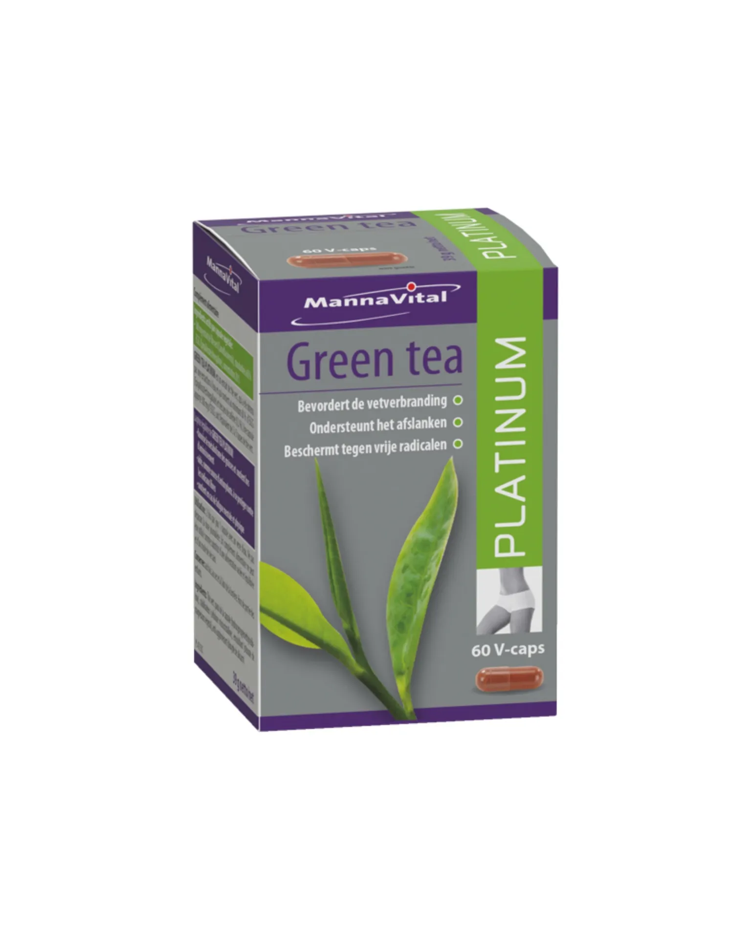 Mannavital Green Tea Platinum (60 Capsules)