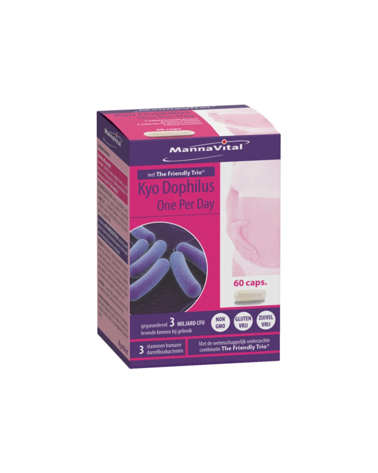 [001286] Mannavital Kyo Dophilus One Per Day  (60 Capsules)