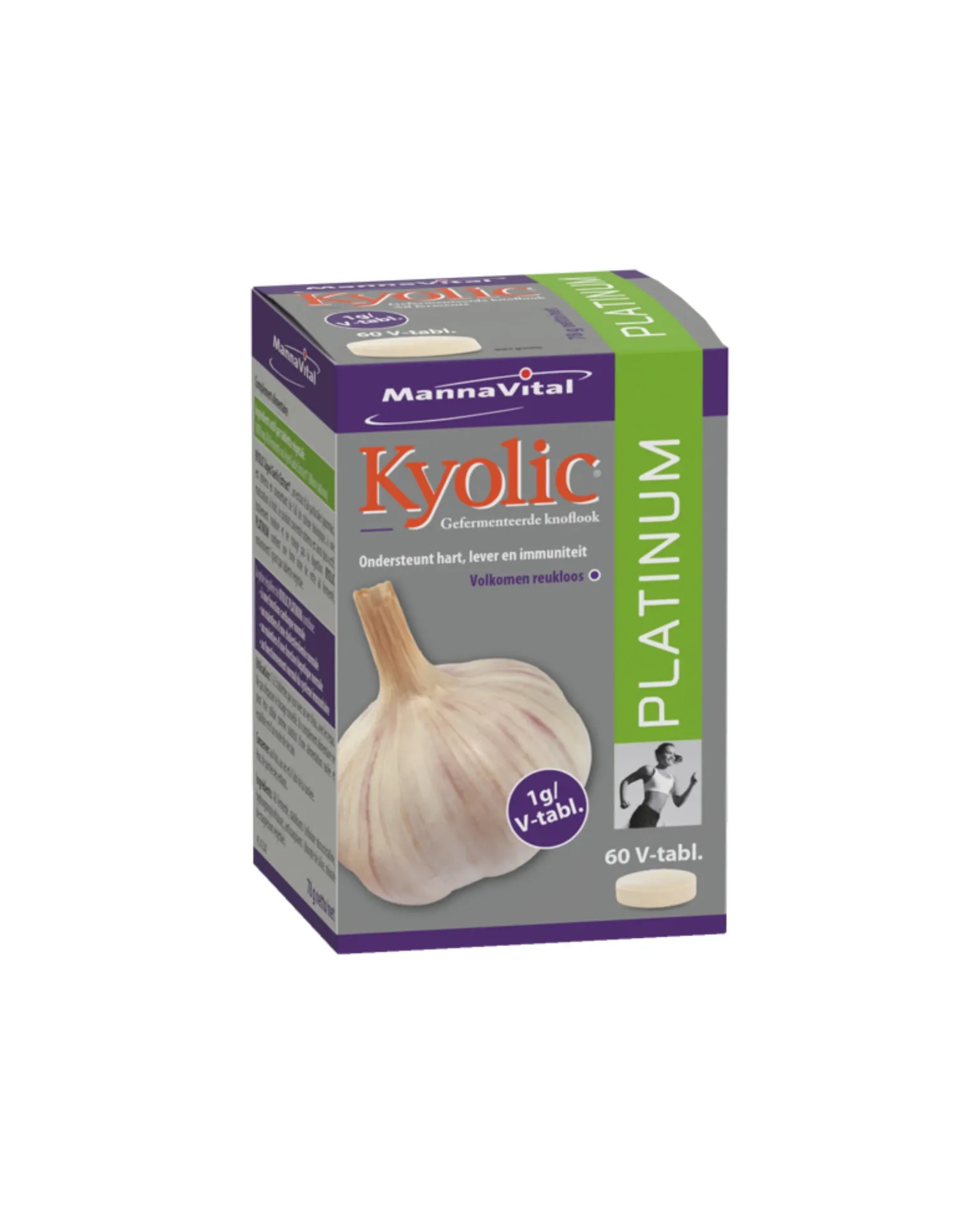 [001288] Mannavital Kyolic Platinum (60 V-Tab)