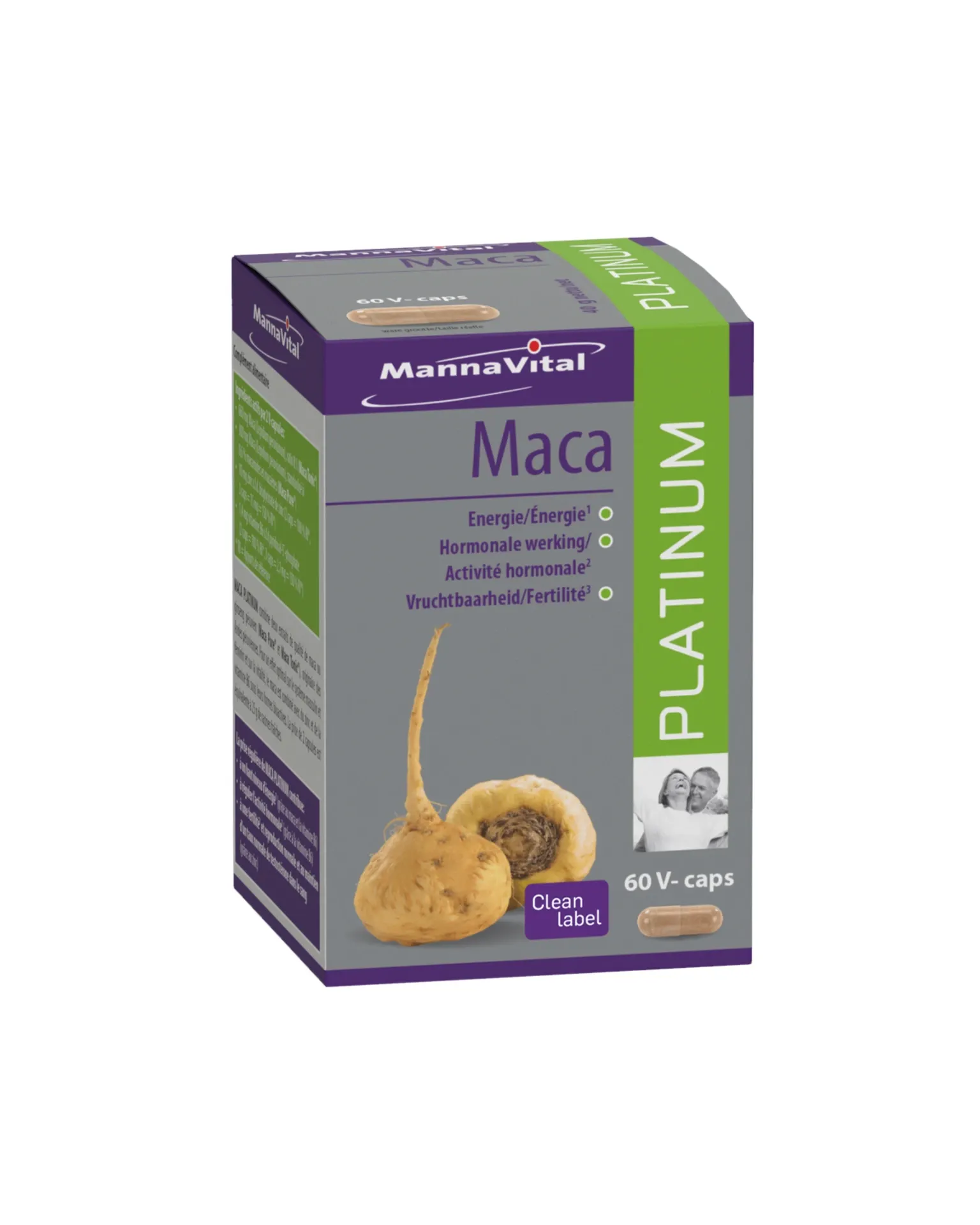 Mannavital Maca Platinum (60 capsules)