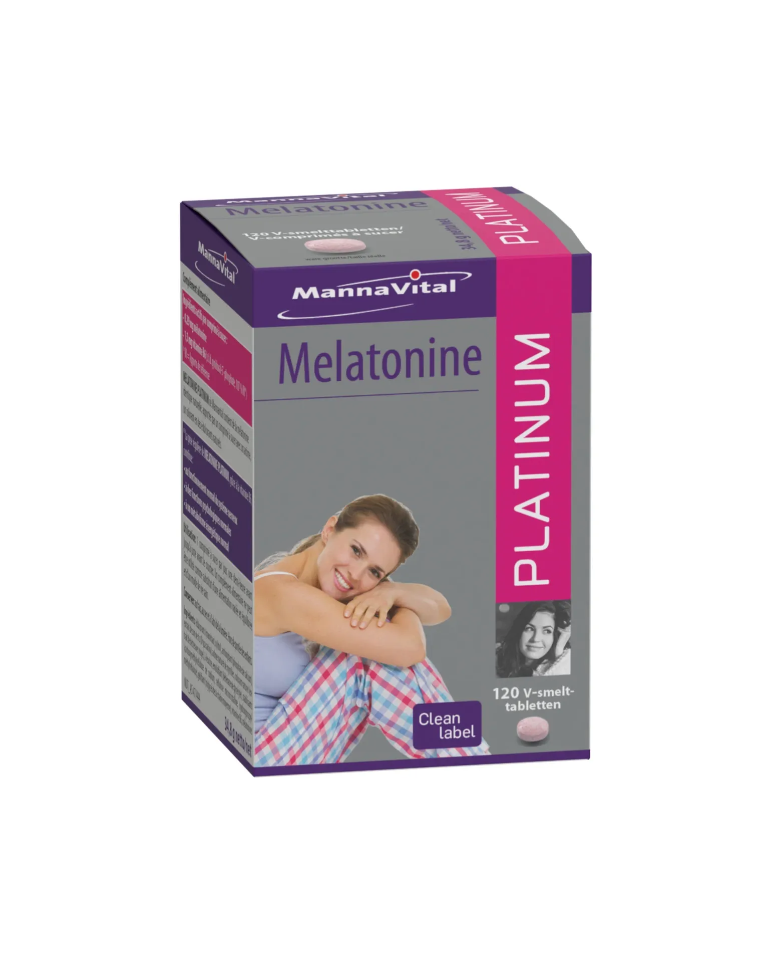 Mannavital Melatonine (120 V-Smelttabletten)
