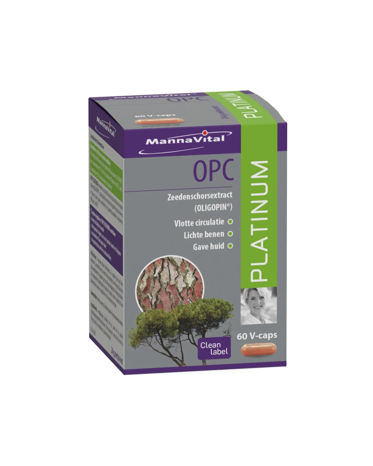[001294] Mannavital OPC Platinum (60 Capsules)
