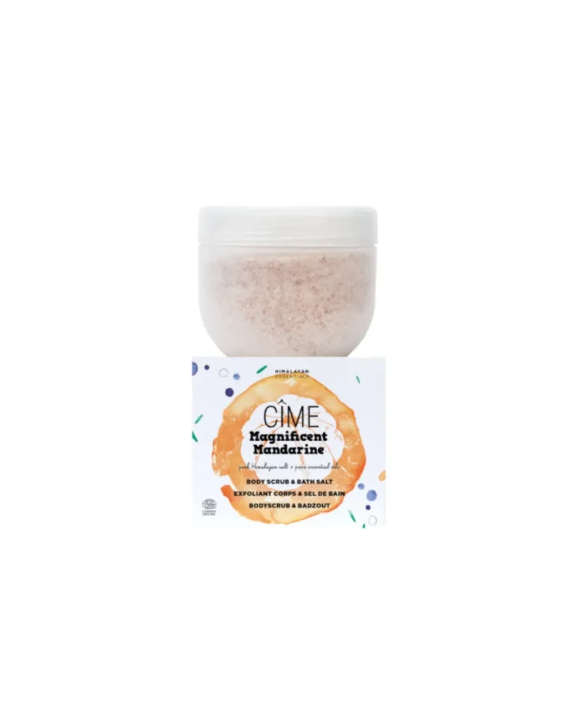 Cîme Magnificent Mandarine - Body Scrub & Badzout 450g