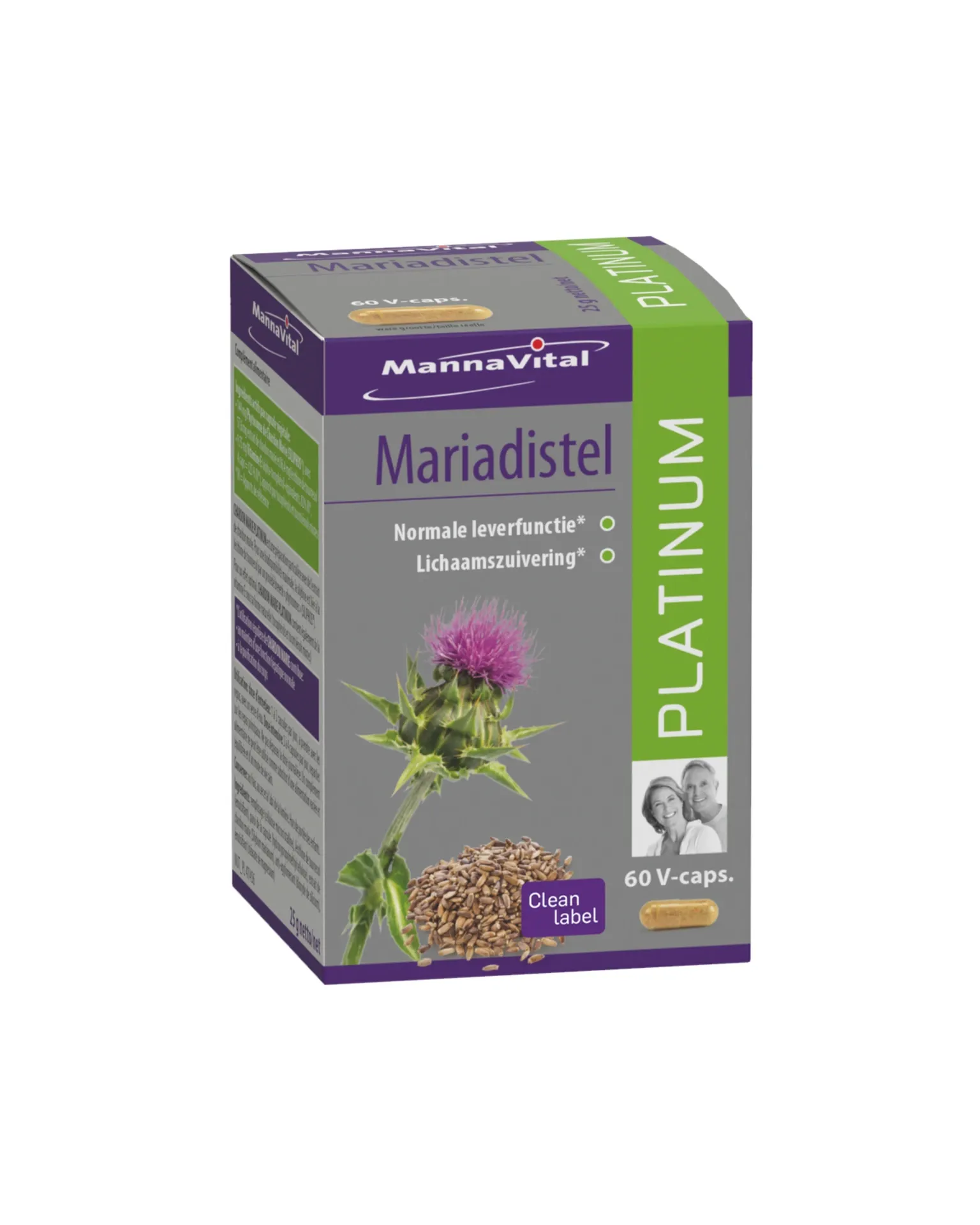 [002500] Mannavital Mariadistel Platinum (60 Capsules)