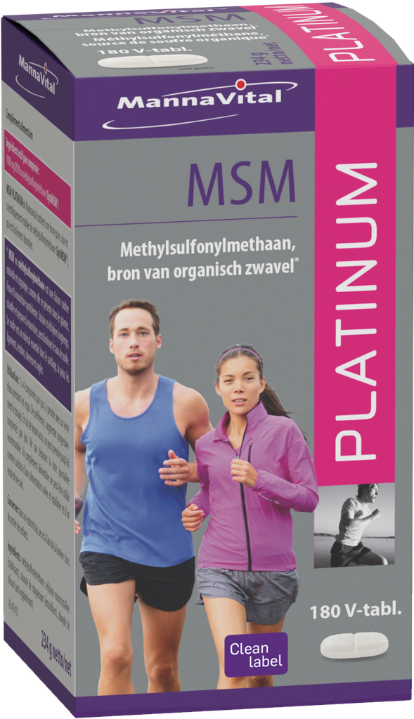 [002780] Mannavital MSM Platinum (180 V-caps)