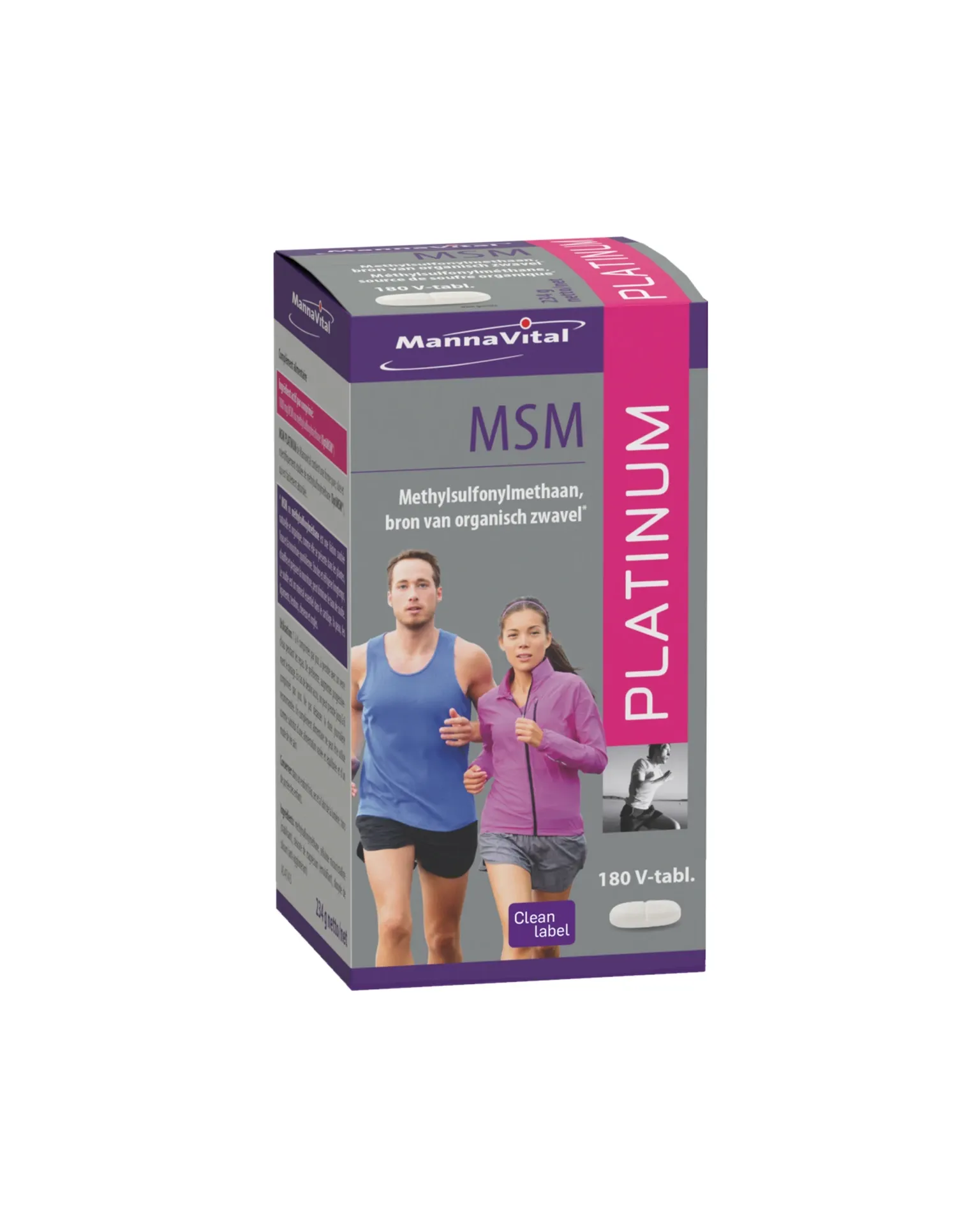 [002780] Mannavital MSM Platinum (180 V-caps)