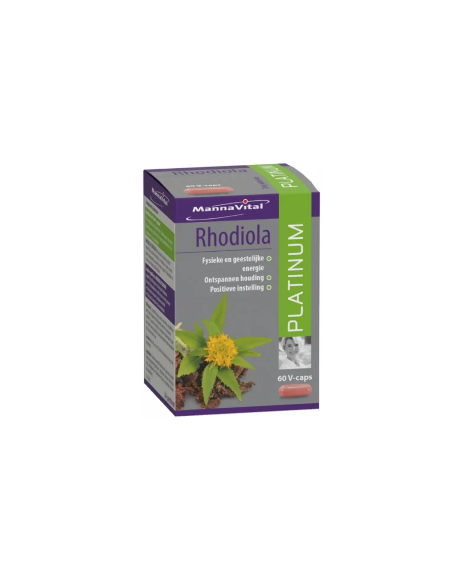 Mannavital Rhodiola (60 capsules)