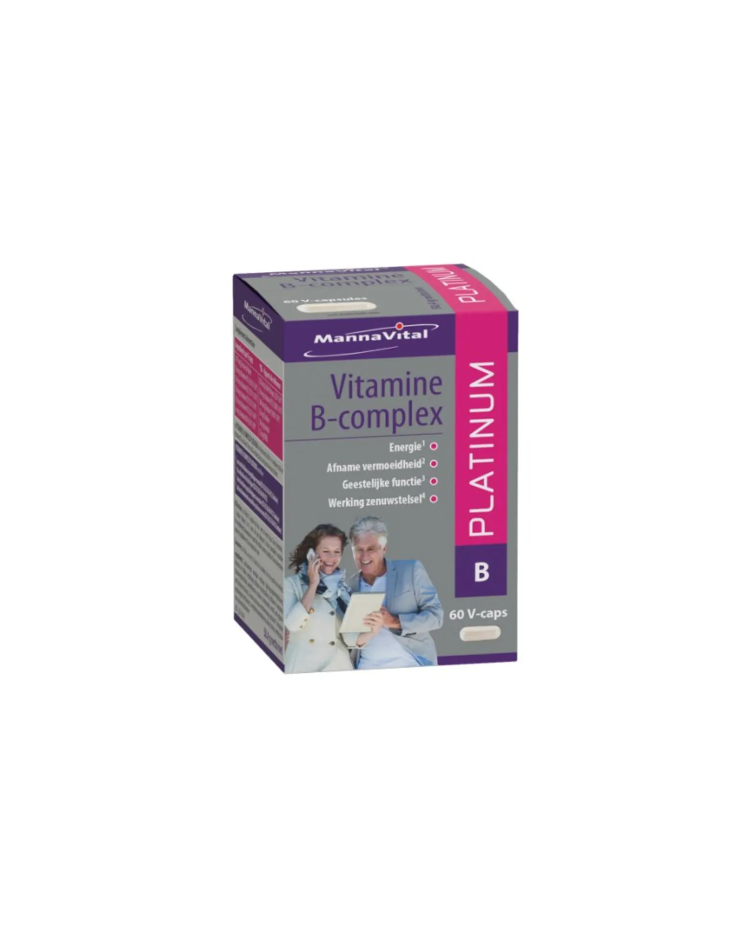 [003864] Mannavital Vitamine B Complex (60 V-caps)