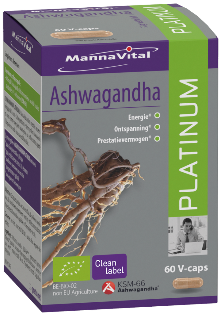 [004008] Mannavital Ashwagandha 60 V-caps