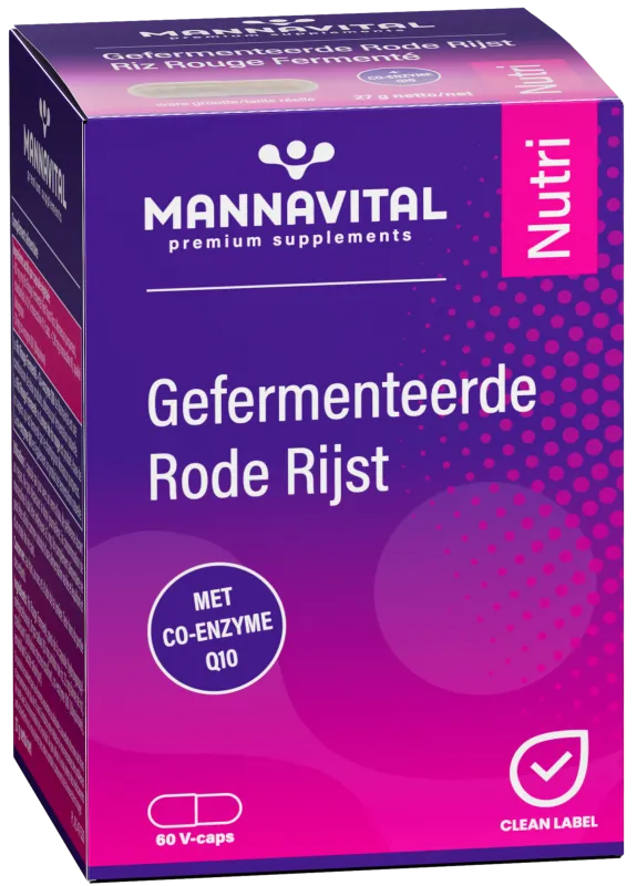 [004375] Rode Rijst - Gefermenteerd) + Co-enzym Q10 - (60 capsules)