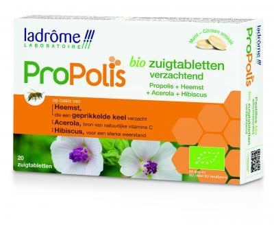 [005099] Ladrôme Propolis verzachtende zuigtabletten 20st