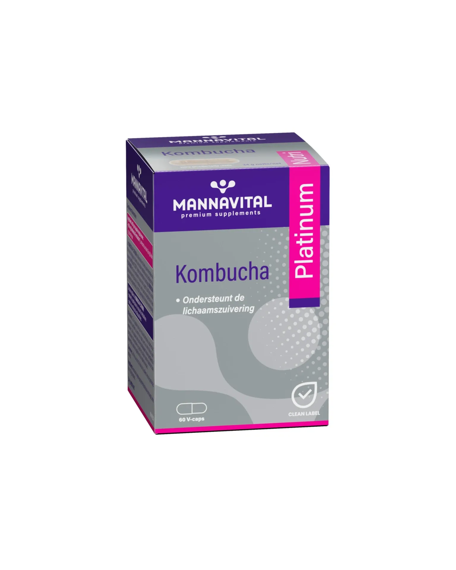 [010373] Mannavital Kombucha (60 capsules)