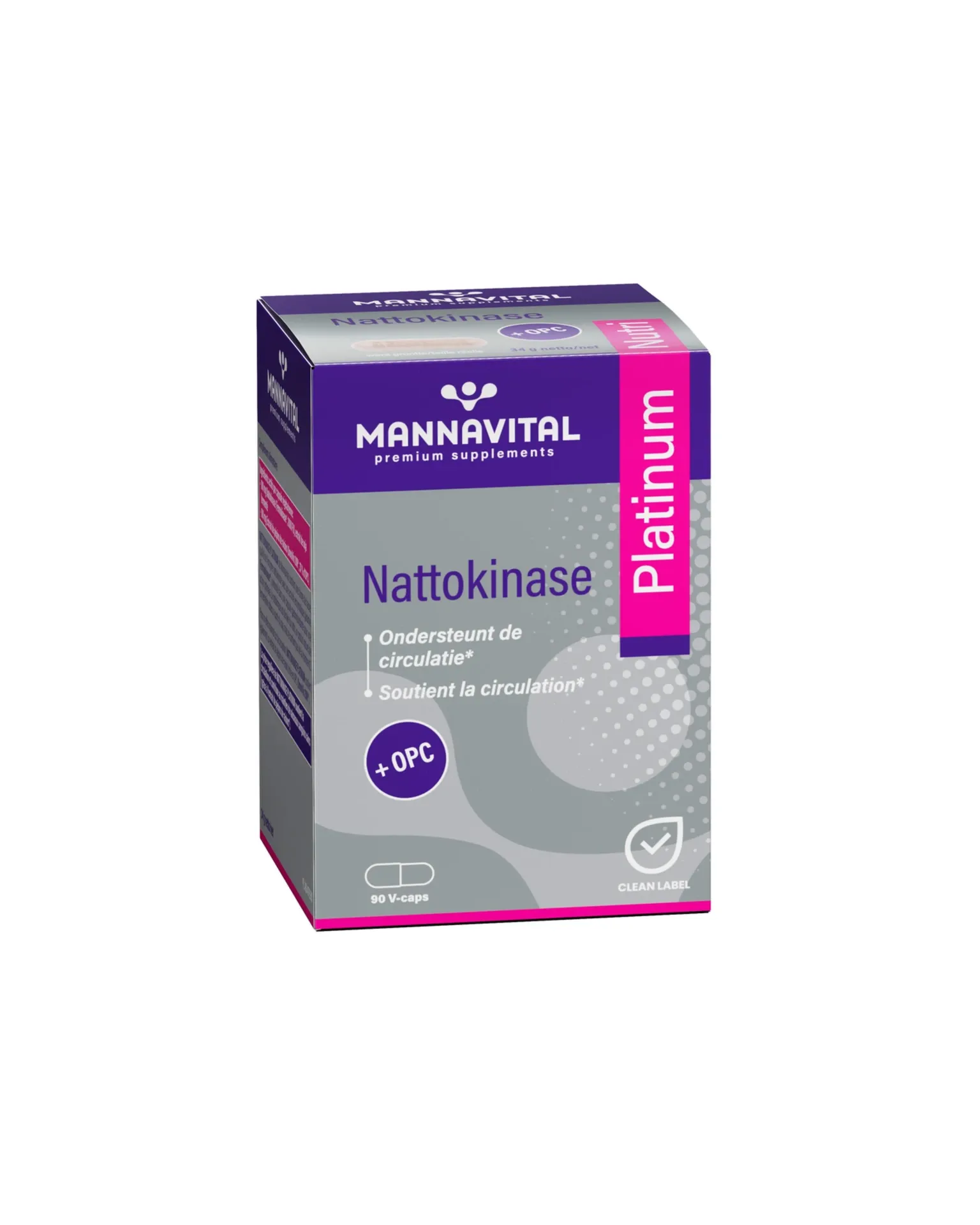 [010374] Mannavital Nattokinase (90 capsules)