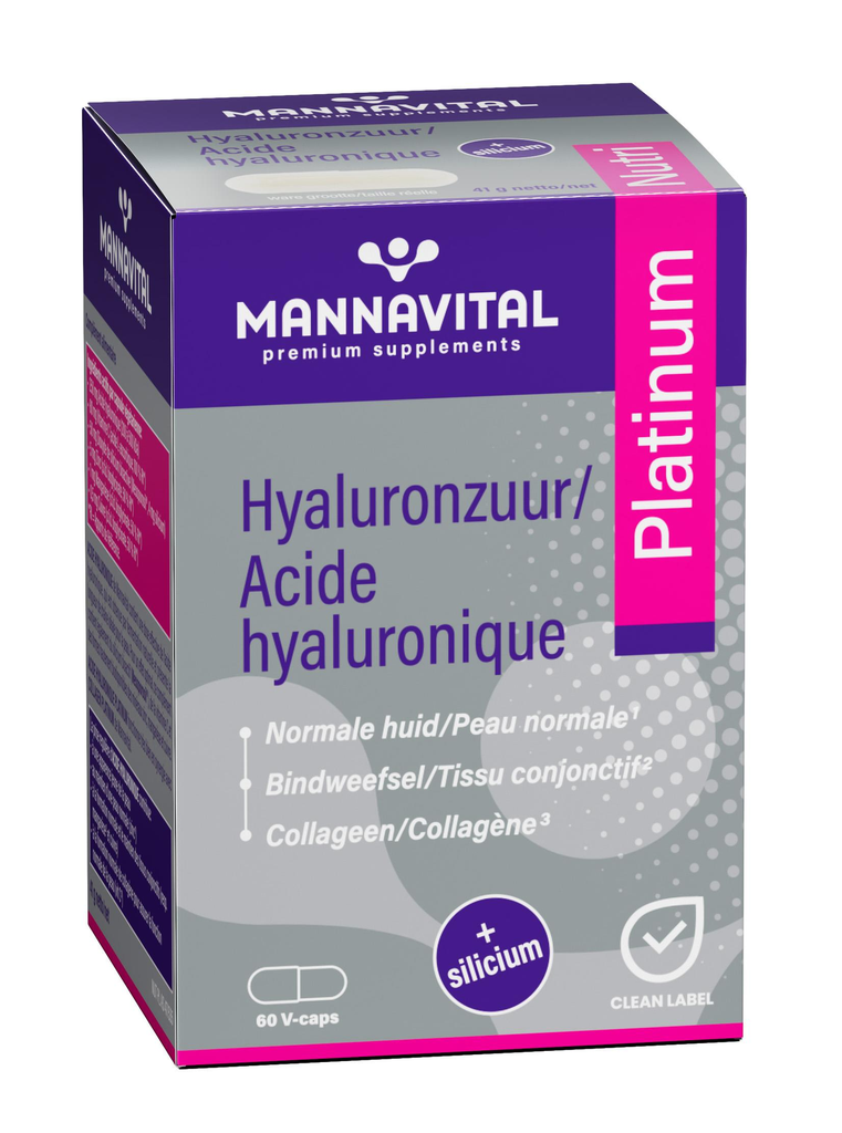 [010377] Mannavital Hyaluronzuur (60 Capsules)