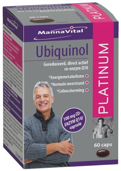 [010320] Mannavital Ubiquinol (60 Capsules) *enkel op bestelling*