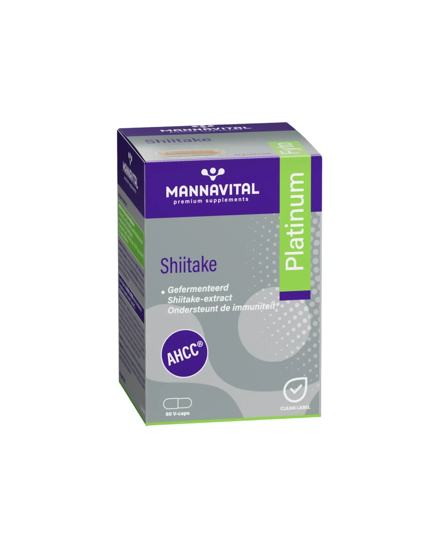 [010328] Mannavital Shiitake Platinum (60 V-caps)