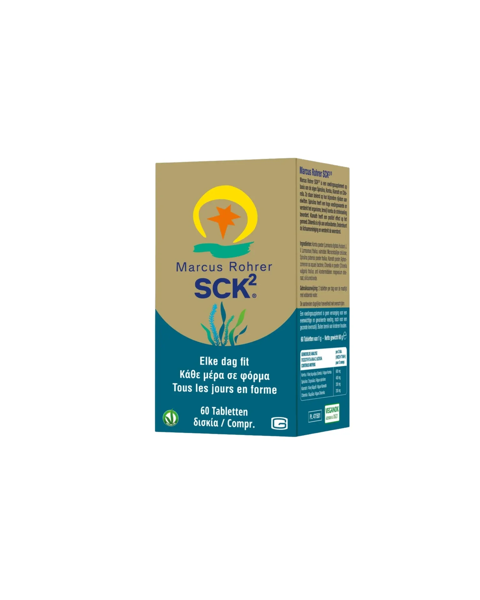 Marcus Rorher - SCK² (spirulina/chlorella/klamath/kombu) - 60 tabl
