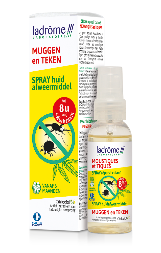 Ladrôme muggen en tekenspray - 50ml