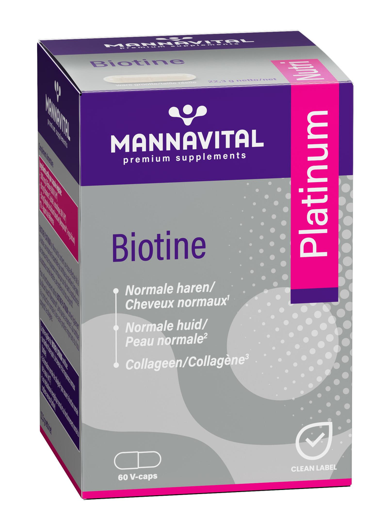 [010390] Mannavital Biotine platinum (60 Capsules)