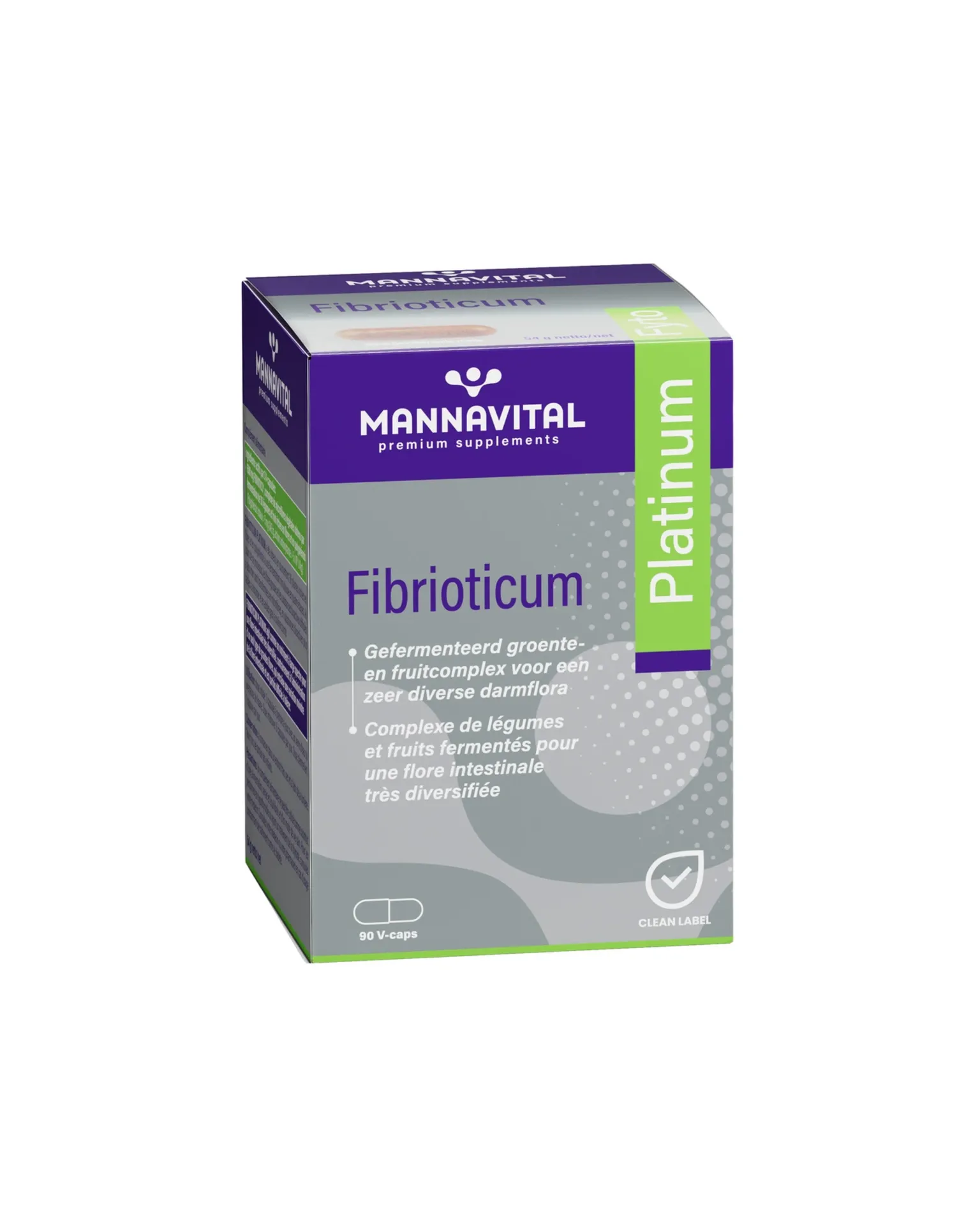 Mannavital Fibrioticum Plarinum (90 v-caps)