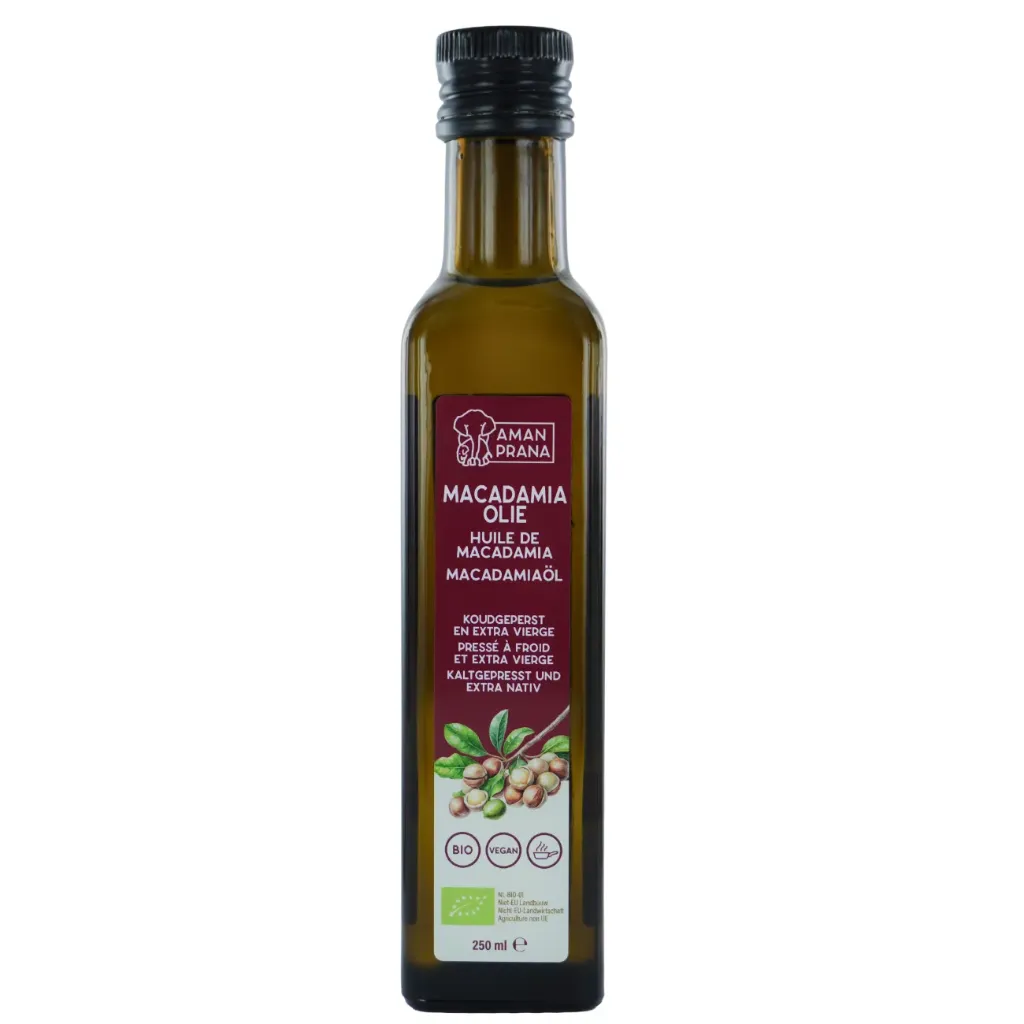 Amanprana Macadamia Olie 250ml BIo